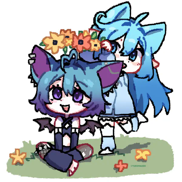 Dmaf and YuiSlime (sillyish)