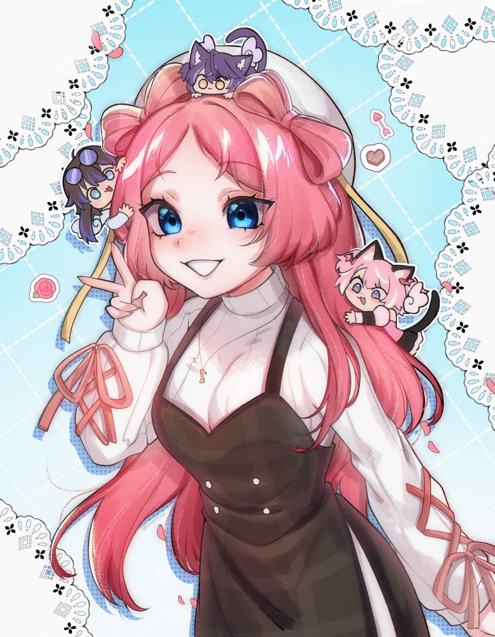 Melody Note and some chibis