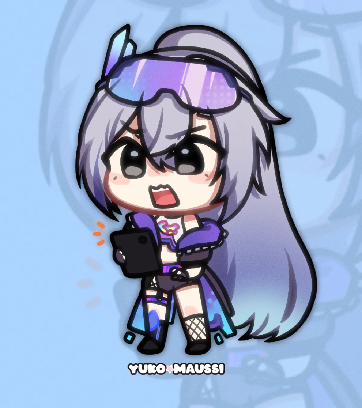 Silver Wolf LV999 (chibi)