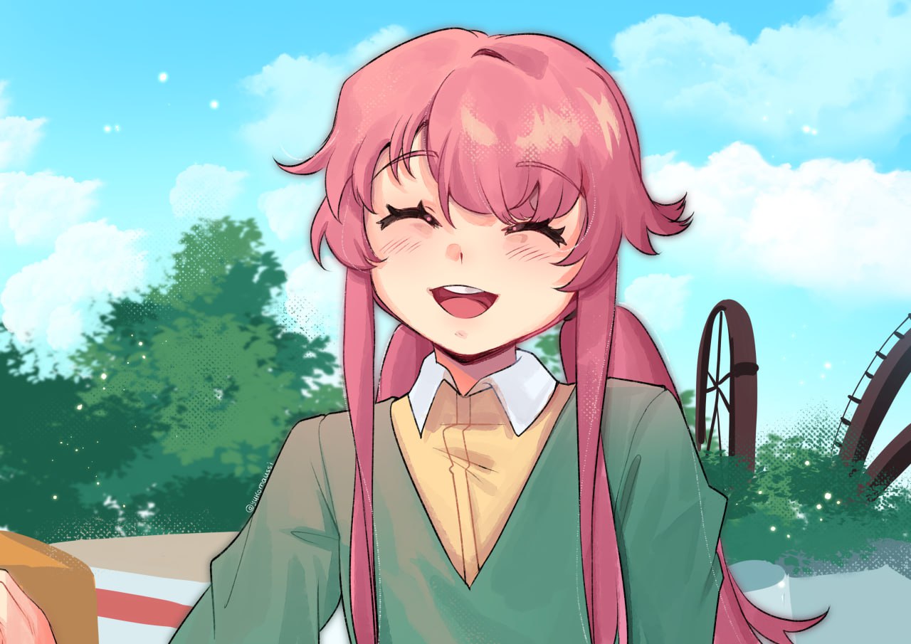 Yuno Gasai (screenshot redraw)